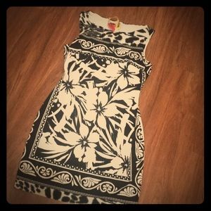 Black and white dress